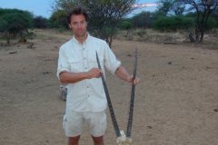 We disturbed an Oryx funeral