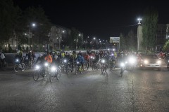 Midnight start in Talas, Kyrgyzstan, Saturday, Aug. 14, 2021.  (Yam G-Jun)