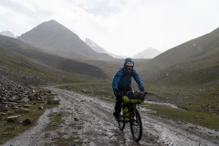 Descending Kegeti pass, Kyrgyzstan, Friday, Aug. 27, 2021.  (Yam G-Jun)