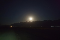 Riding into the middle of the night