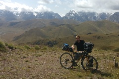 At the top of the old russian road