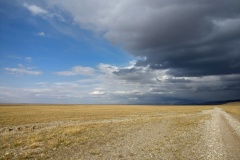 80 km of desolate abandoned plains